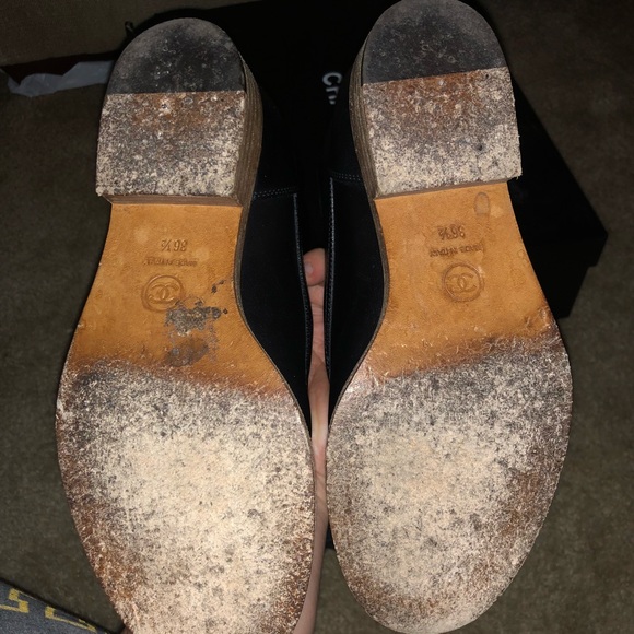 Chanel women’s high black boots - Picture 4 of 6